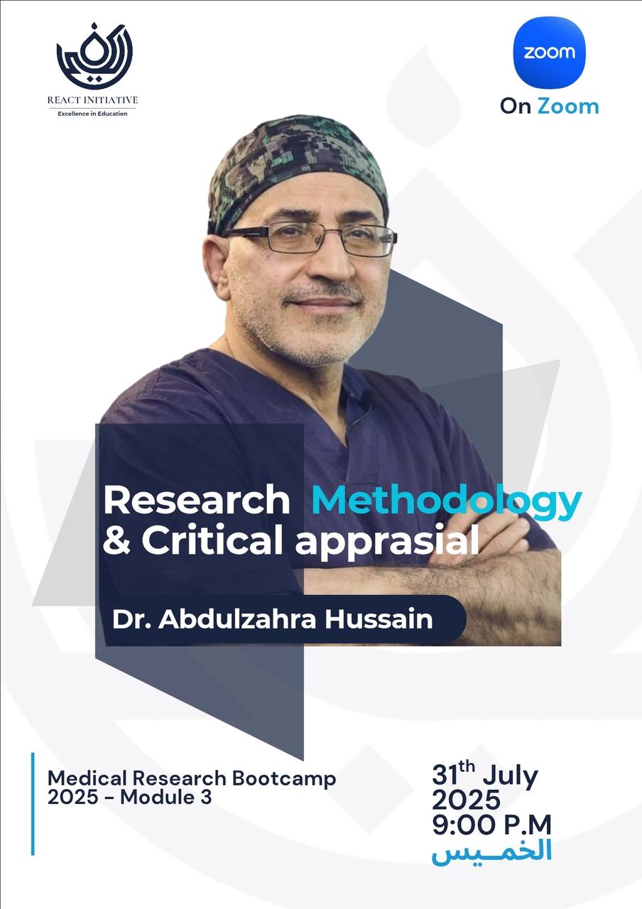 Research Methodology & Critical Appraisal session 